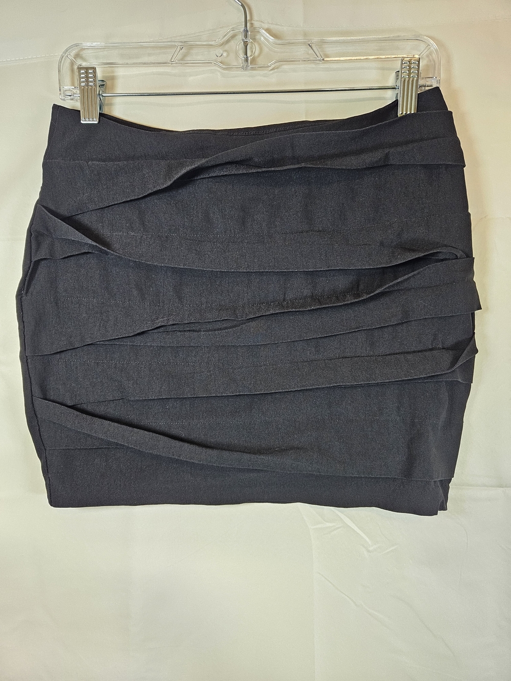 Bwear Black Layered Mini Skirt Bodycon Cocktail Party Date